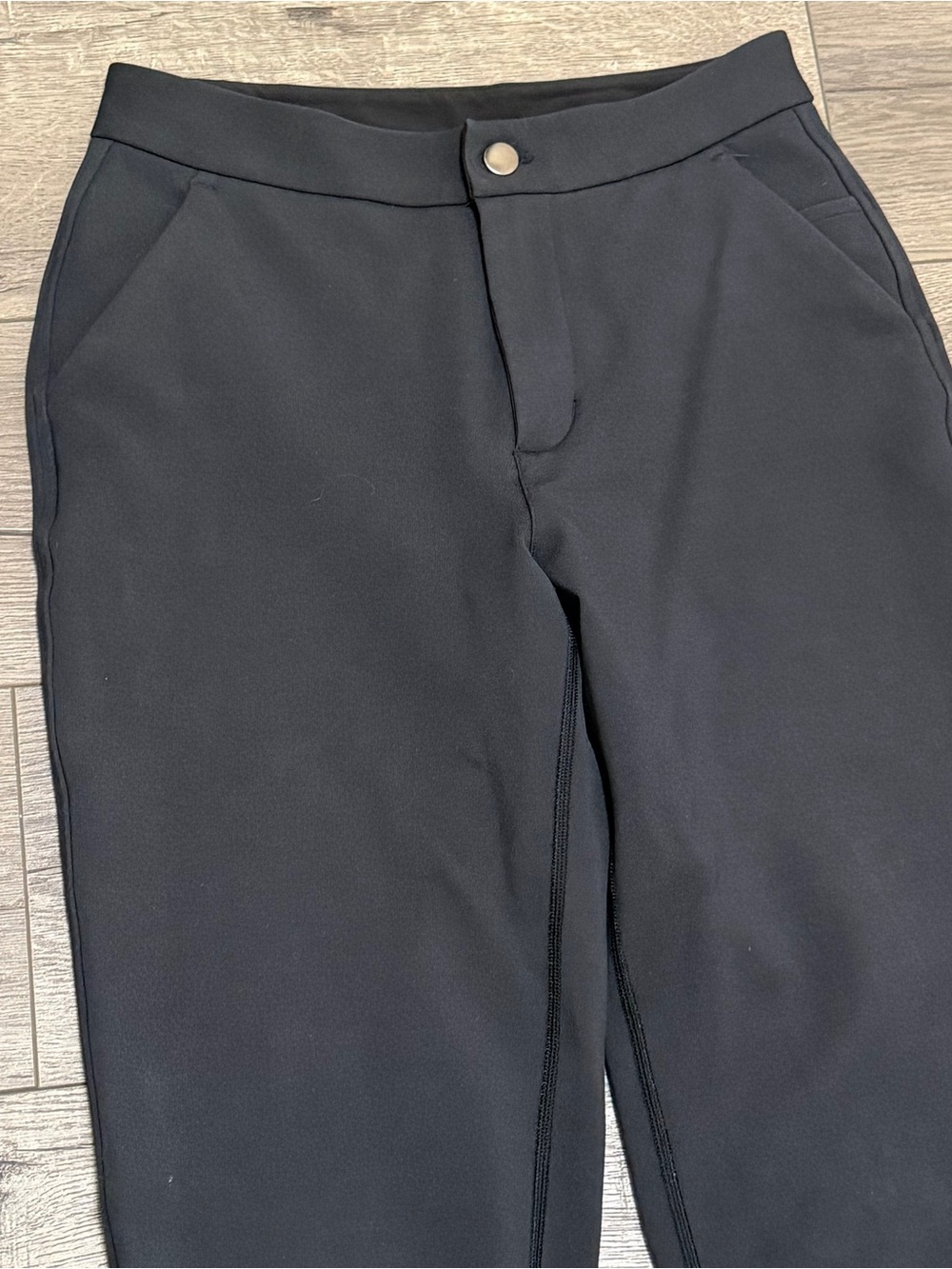 Lululemon Women’s Black Slim Pants City Trek II Stretch Ankle Trousers Sz 4 - Picture 5 of 9